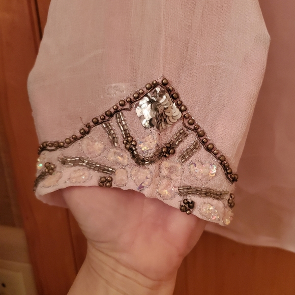 Rampage vintage sheer tunic top - Picture 3 of 4